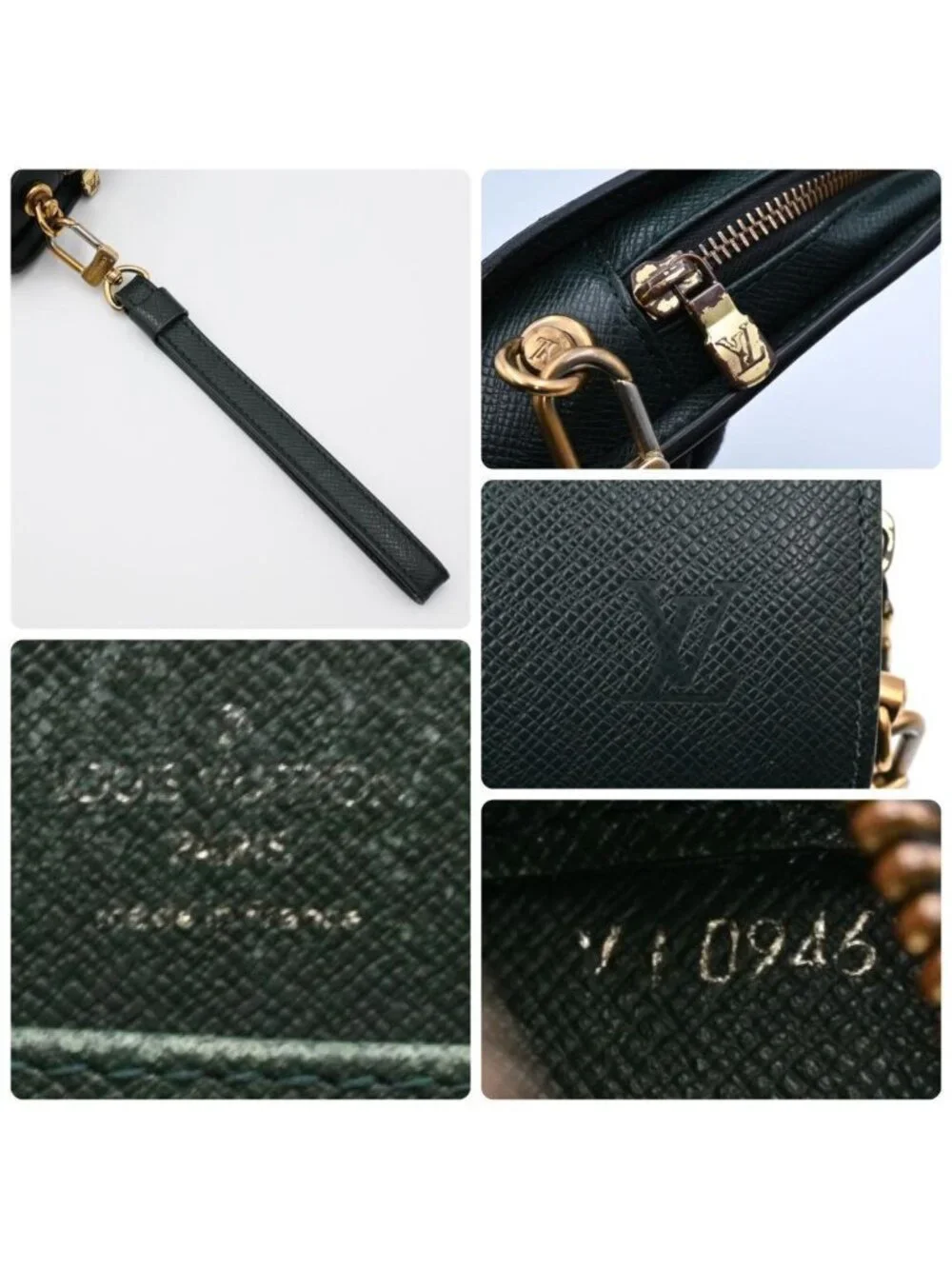 Louis Vuitton Taiga Baikal Second Epi Sea Clutch